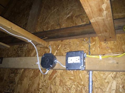 ac electrical disconnect box in attic|attic electrical box code.